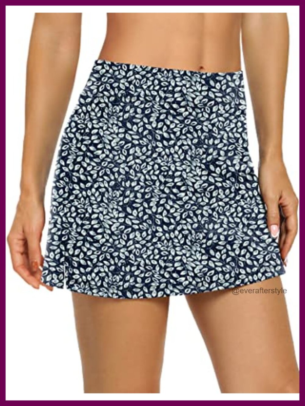 Womens Tennis Skort Golf Skirts 2-in-1 Athletic Built-in Shorts Pockets